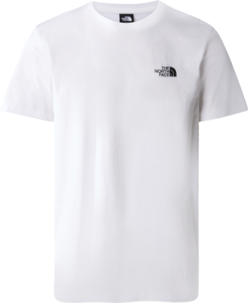 The North Face The North Face M S/S Simple Dome Tee TNF White Kortermede trøyer M