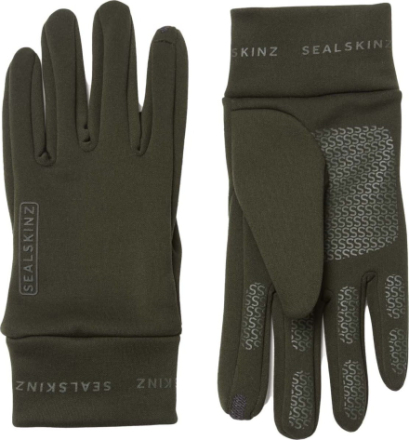 Sealskinz Water Repellent Nano Fleece Glove Olive Hverdagshansker M