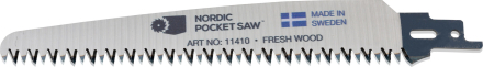 Nordic Pocket Saw Extra Saw Blade For Fresh Wood Silver Redskaper OneSize