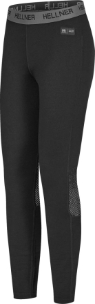 Hellner Women's Wool Tech Base Layer Pant Black Beauty Undertøy underdel M