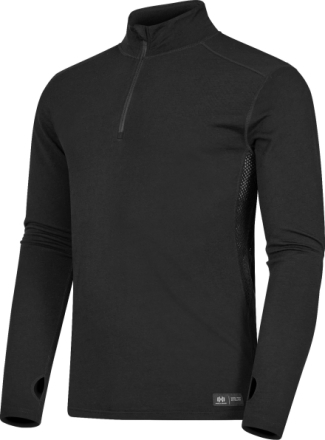 Hellner Men's Wool Tech Base Layer Long Sleeve Black Beauty Undertøy overdel S