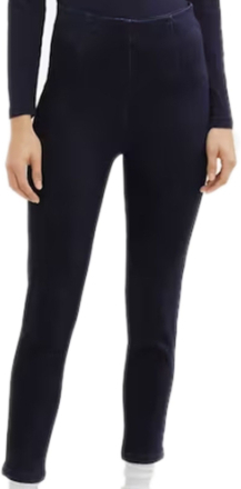 TOM TAILOR Damen Skinny-Jeggings modische Denim-Hose mit Gummizug Skinny-Jeans High Rise 33638020 Blau