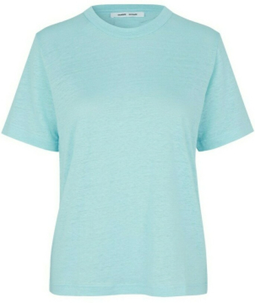 Bright Blue Samsøe Samsøe Doretta T-skjorte 6680