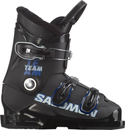 Salomon Juniors' Team T3 Black / Race Blue / White Alpinstøvler 25-25.5