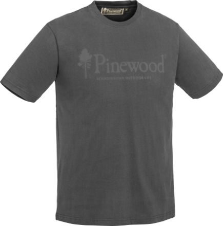 Pinewood Men's Outdoor Life T-shirt D.Anthracite T-shirts XL