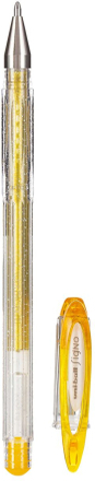 Penna för flytande bläck Uni-Ball Sparkling UM-120SP Gyllene 0,5 mm