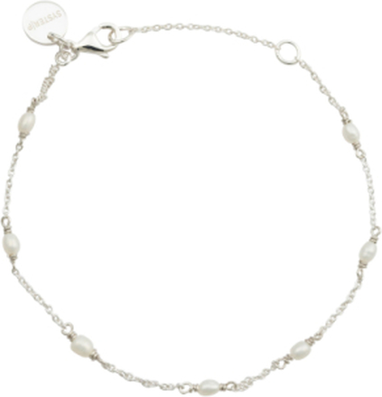 Treasure Multi Pearl Bracelet Silver Accessories Jewellery Bracelets Chain Bracelets Silver Syster P