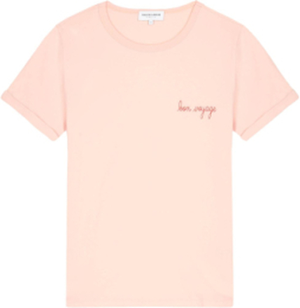 Poitou Bon Voyage /Gots Tops T-shirts & Tops Short-sleeved Pink Maison Labiche Paris