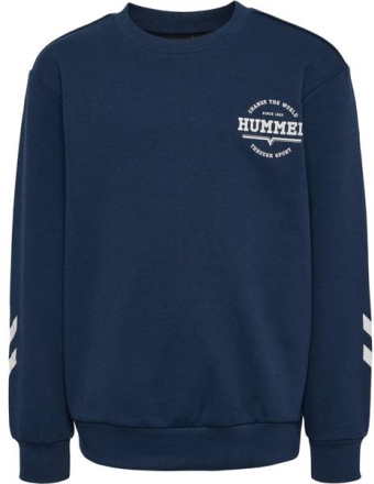 Hummel Asher sweatshirt til barn, Dress Blue