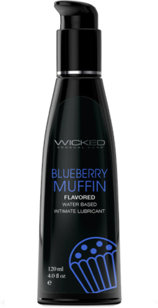 Wicked Aqua Blueberry Muffin Flavored Lubricant 120 ml