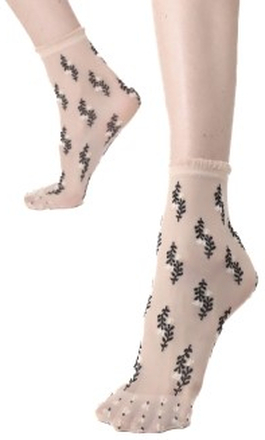 Oroblu Strømper Flowering Socks 20 Beige polyamid One Size Dame