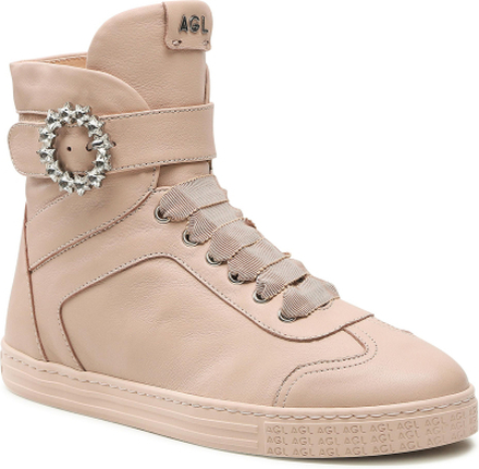 Sneakers AGL Gemma High D936510PGKT018E348 Beige