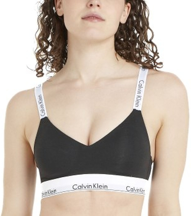 Calvin Klein Bh Modern Cotton Light Lined Bralette Sort Large Dame