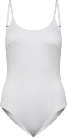 Adrianna Swimsuit Badedragt Badetøj White Underprotection
