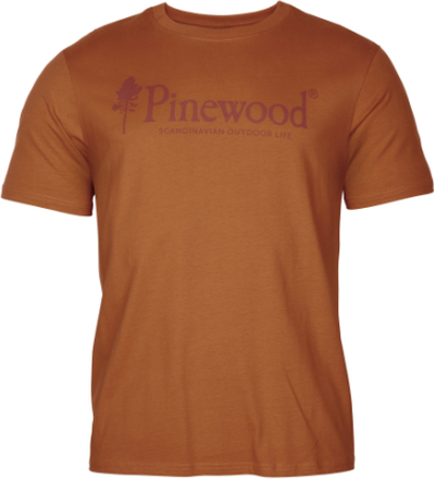 Pinewood Pinewood Men's Outdoor Life T-shirt Burned Orange T-shirts XL