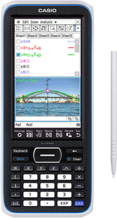 Grafisk miniräknare Casio FX-CP400 Svart
