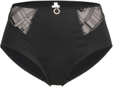 Graphic Support High-Waisted Support Brief Designers Panties High Waisted Panties Black CHANTELLE