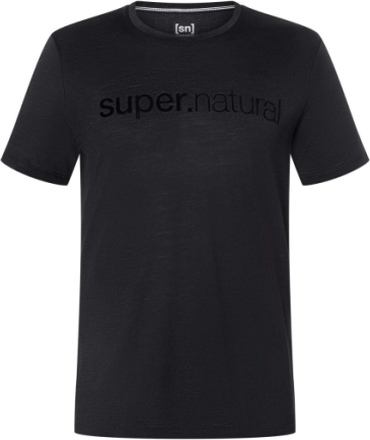 super.natural super.natural Men's 3d Signature Tee Jet Black/Jet Black Kortermede trøyer S