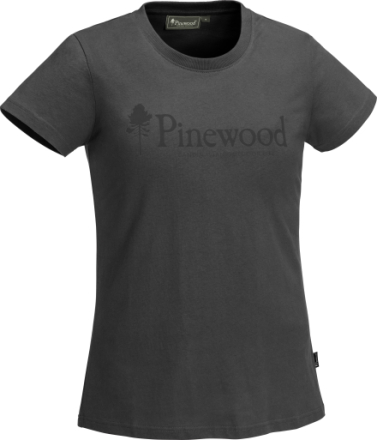 Pinewood Women's Outdoor Life T-shirt D.Anthracite T-shirts M