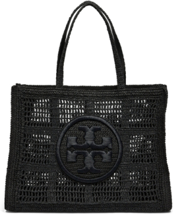 Ella Hand-Crocheted Large Tote Designers Totes Black Tory Burch