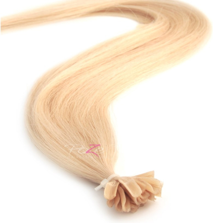 Poze Hairextensions Keratin Standard Extensions 50 cm 12A Pure Bl