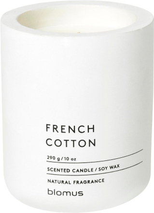 blomus Scented Candle Lily White French Cotton 290 g