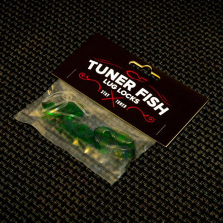 Tuner Fish Lug Locks Green (4-p)