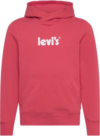 Levi's Poster Logo Pullover Hoodie Tops Sweatshirts & Hoodies Hoodies Red Levi's