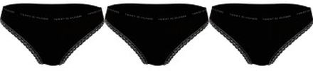 Tommy Hilfiger Trusser 3P Lace Brief Sort X-Small Dame