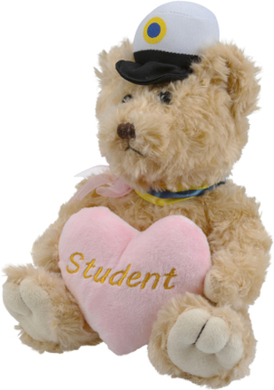 Studentdjur Nallebjörn med Rosa Hjärta