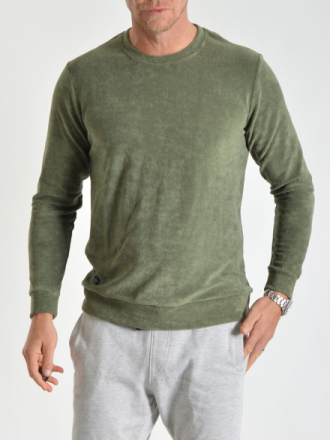 Oliver Terry Sweater Dark Khaki (L)