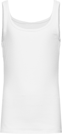 Top Tops T-shirts Sleeveless White Schiesser