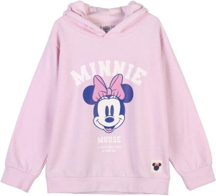 Sweatshirt til Børn Minnie Mouse Pink 12 år
