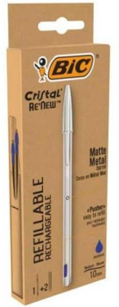 Penna för flytande bläck Bic 997202 Blå Silvrig
