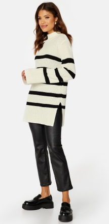BUBBLEROOM Remy Striped Sweater White / Striped S