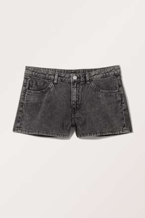 Short Mini Twill Shorts - Black