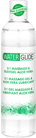 Waterglide 2:1 Massage Gel & Aloe Vera Lubricant 300ml Liuku&hierontavoide