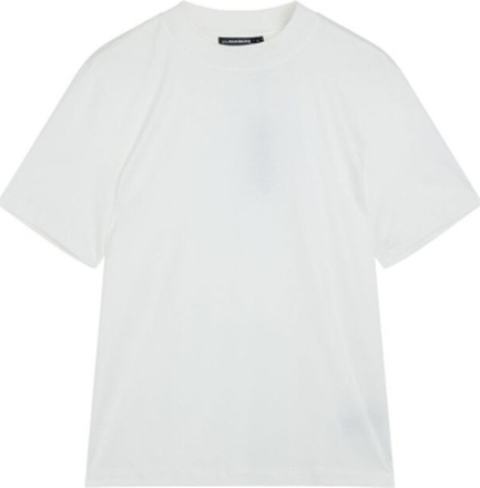 White Lindeberg Ace Mock Neck T-Shirt T-SKorter Topper