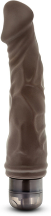 Dr. Skin Vibe 6 Chocolate 22,5cm Dildo med vibrator