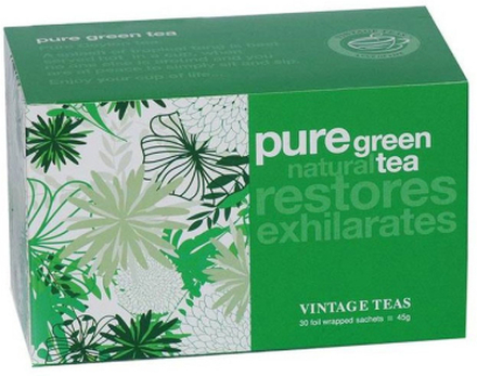 Zielona herbata Vintage Teas Pure Green Natural Tea - 30x1,5g