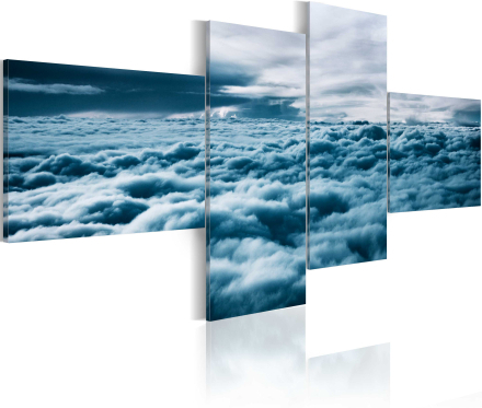 Canvas Tavla - Head in the clouds - 200x90
