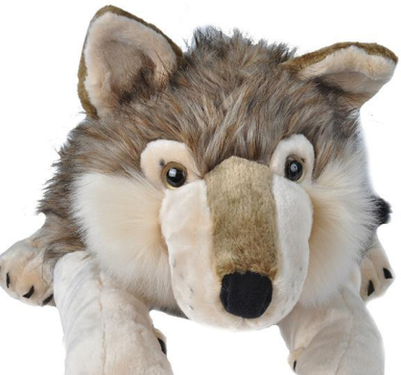 Wild Republic Cuddlekins Jumbo Wolf 76 cm