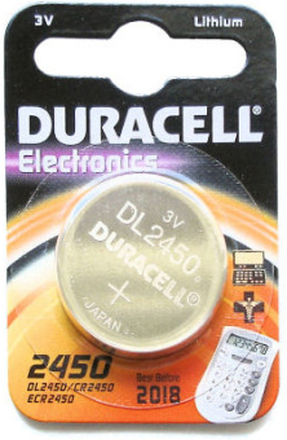 Duracell CR2450 hushållsbatteri Engångsbatteri Litium