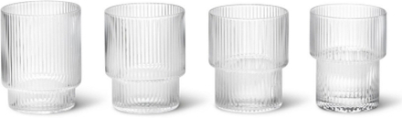 Ferm Living Glas Ripple 4-P 7x9cm