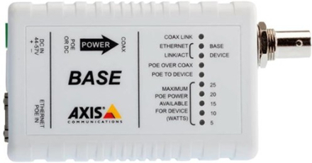 Axis T8641 Poe+ Ethernet Over Coax Base