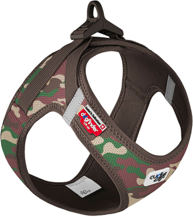 Curli Vest Geschirr Clasp Air-Mesh, camouflage - Grösse 2XS: Brustumfang 30,2 - 33,8 cm