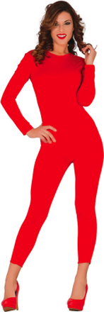Långärmad Body för Kvinnor Röd - Small/Medium