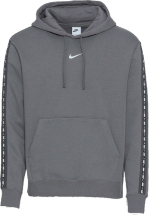 Nike Tape Logo Hoodie Grey