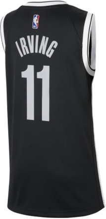 Brooklyn Nets Icon Edition Older Kids' Nike NBA Swingman Jersey - Black