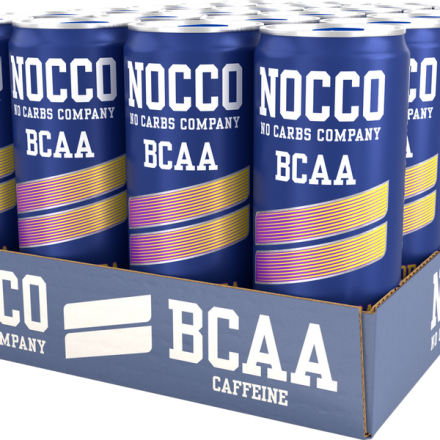 Nocco BCAA 24x330 ml, Cloudy Soda, inkl.pant
